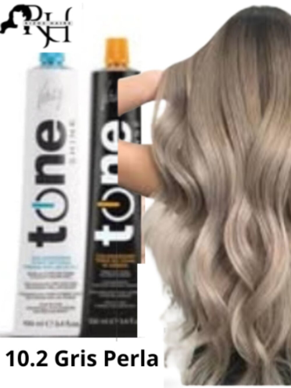 Tinte Vitality's Tone #10.2 Gris Perla semi permanente sin amoniaco Intense col